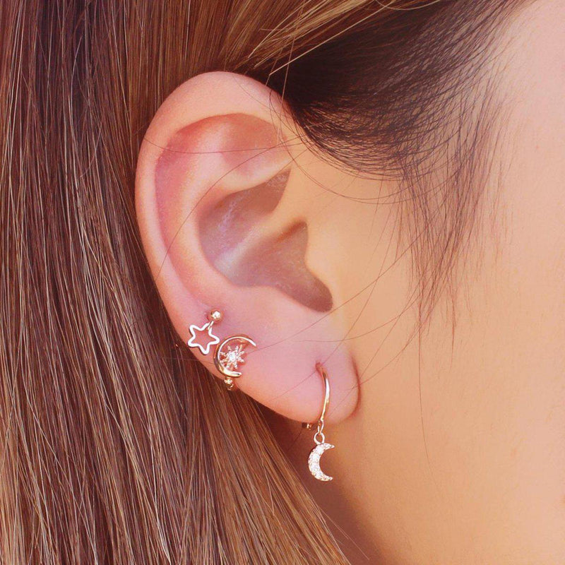 Bright Evening Earrings Set