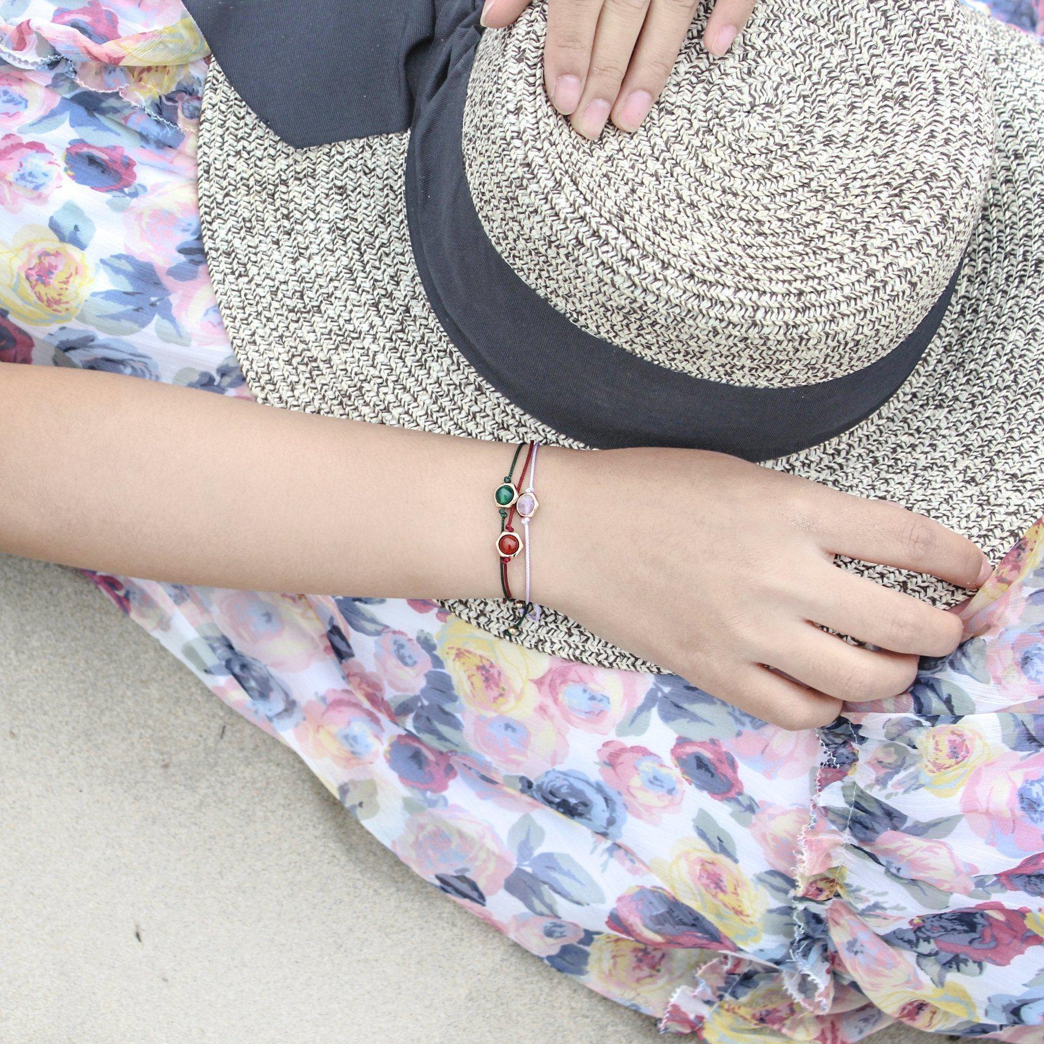 Bracelet, Multi Colored Druzy, Stone of Positive Energy – The Peaceful  Forest
