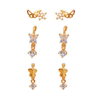 Butterfly Fly Away Earrings Set