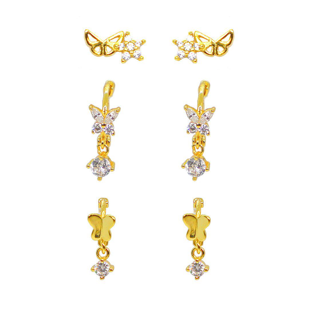 Butterfly Fly Away Earrings Set