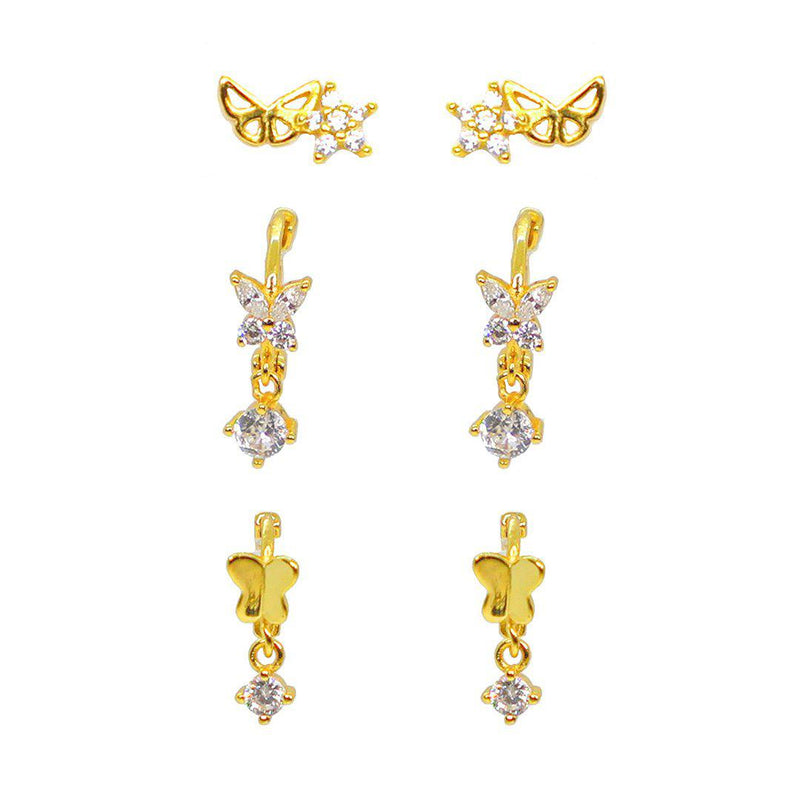 Butterfly Fly Away Earrings Set