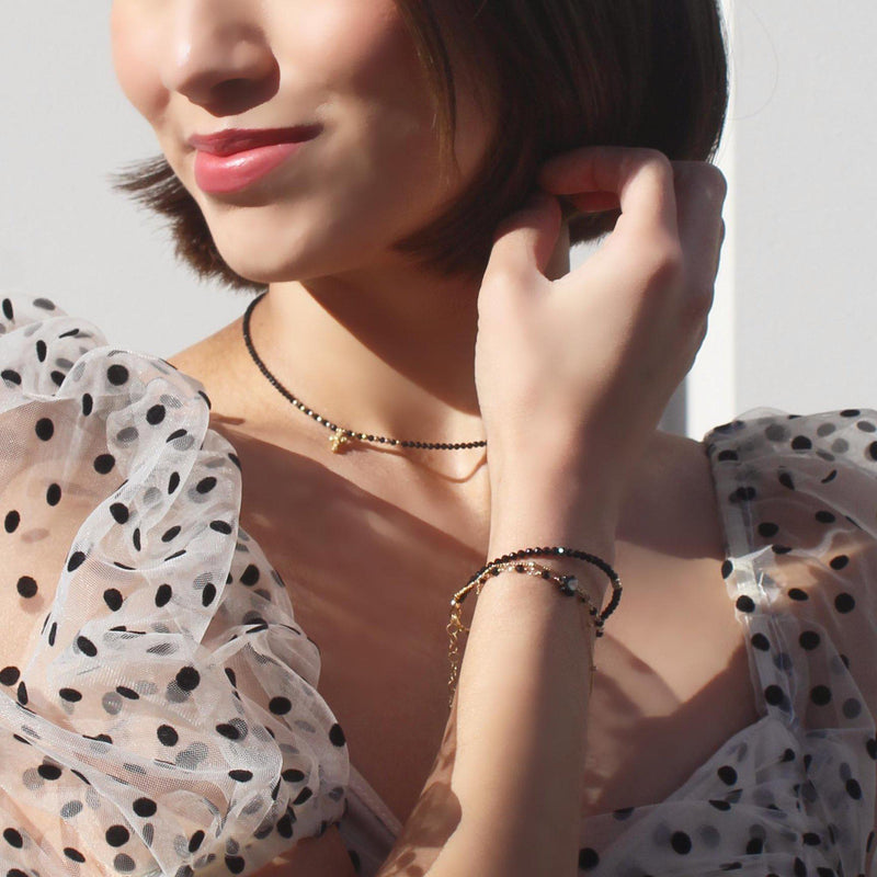 Little Cross Choker-Adorn Necklace-La Meno