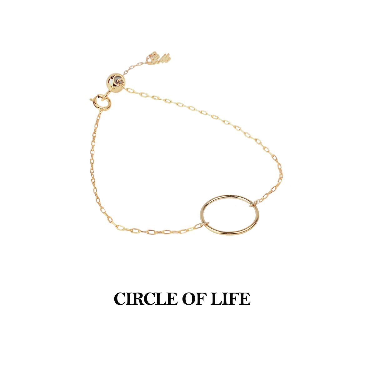 [Lucky Charm] Big Circle-Lucky Charm Bracelet-La Meno