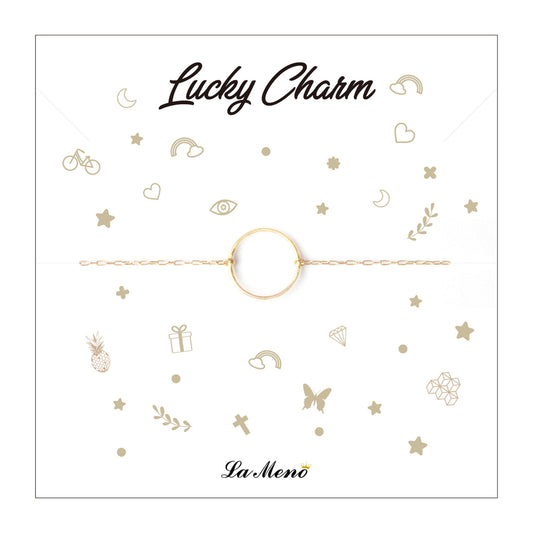 [Lucky Charm] Big Circle-Lucky Charm Bracelet-La Meno