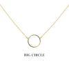 [Lucky Charm] Big Circle Necklace-Lucky Charm Necklace-La Meno