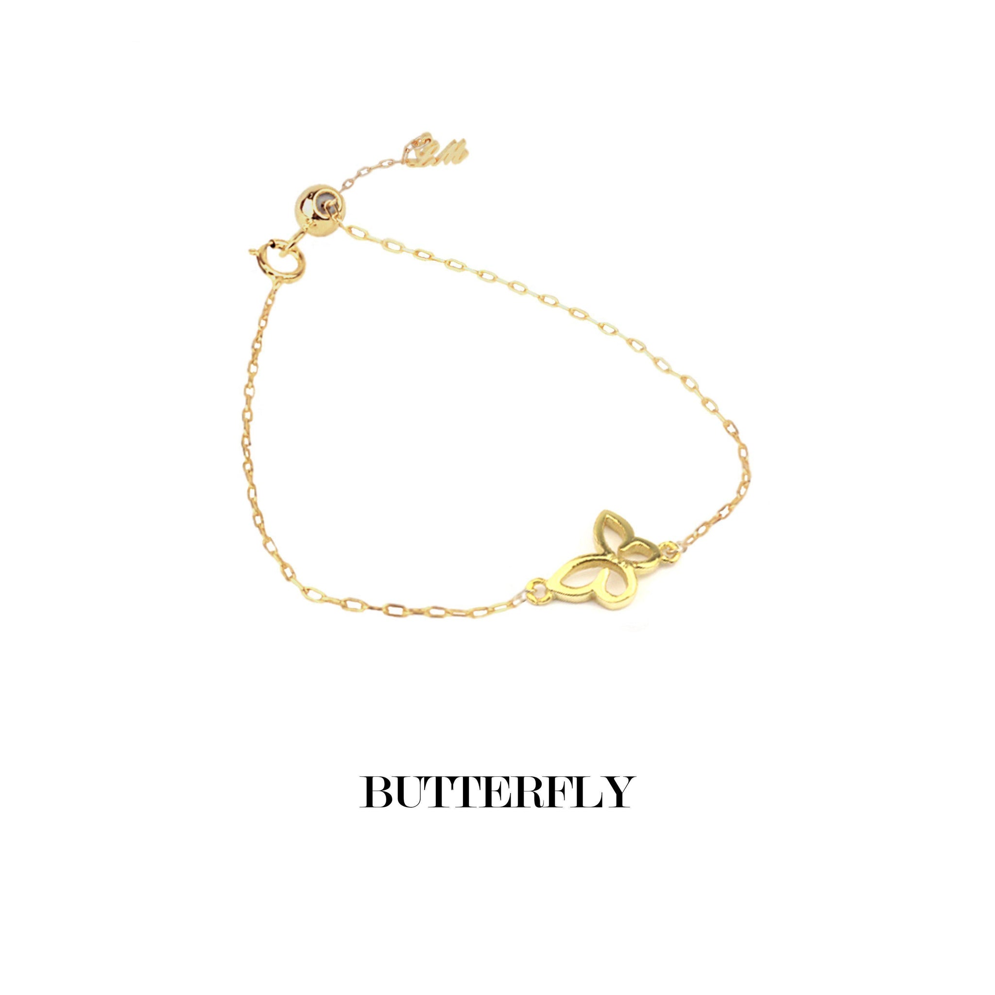 [Lucky Charm] Butterfly-Lucky Charm Bracelet-La Meno
