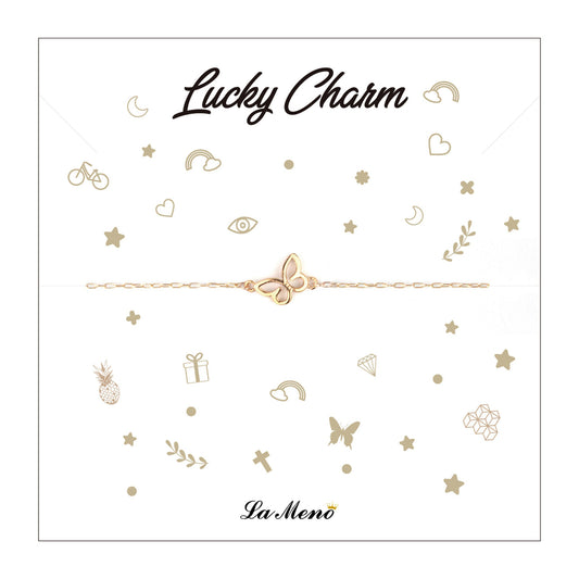 [Lucky Charm] Butterfly-Lucky Charm Bracelet-La Meno