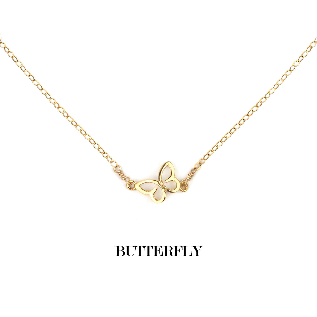 [Lucky Charm] Butterfly Necklace-Lucky Charm Necklace-La Meno