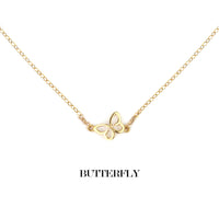 [Lucky Charm] Butterfly Necklace-Lucky Charm Necklace-La Meno