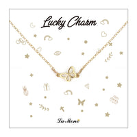 [Lucky Charm] Butterfly Necklace-Lucky Charm Necklace-La Meno