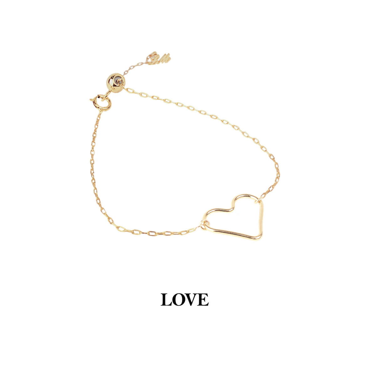 [Lucky Charm] Heart-Lucky Charm Bracelet-La Meno