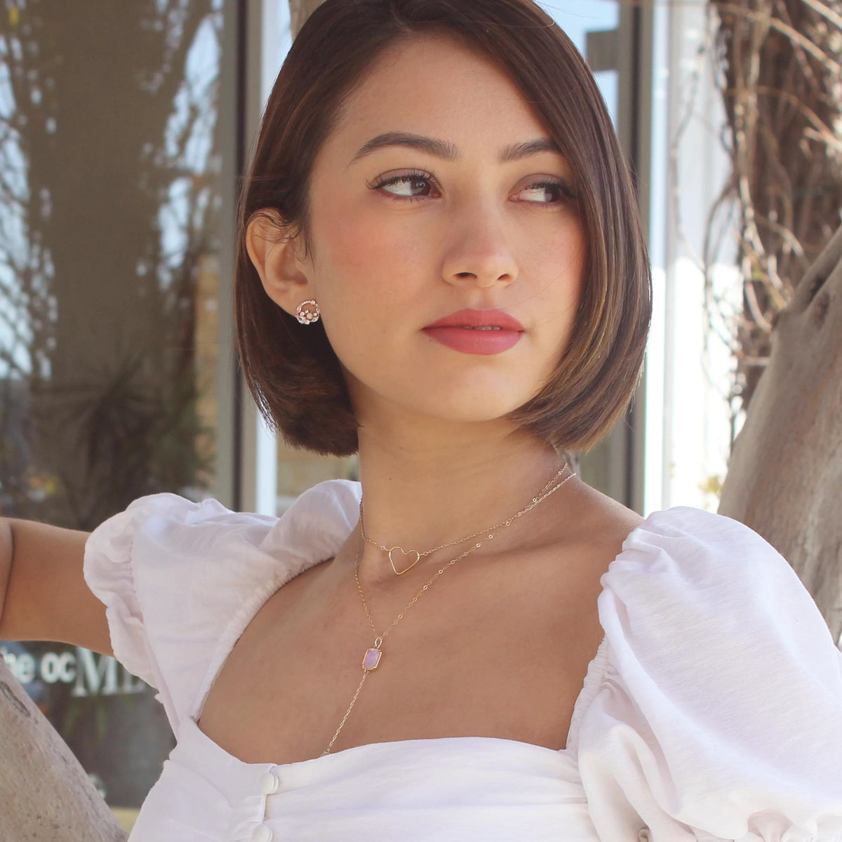 [Lucky Charm] Heart Necklace-Lucky Charm Necklace-La Meno