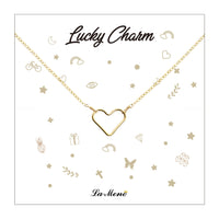[Lucky Charm] Heart Necklace-Lucky Charm Necklace-La Meno