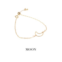 [Lucky Charm] Moon-Lucky Charm Bracelet-La Meno