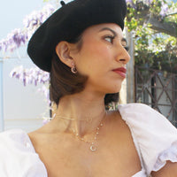 [Lucky Charm] Moon Necklace-Lucky Charm Necklace-La Meno