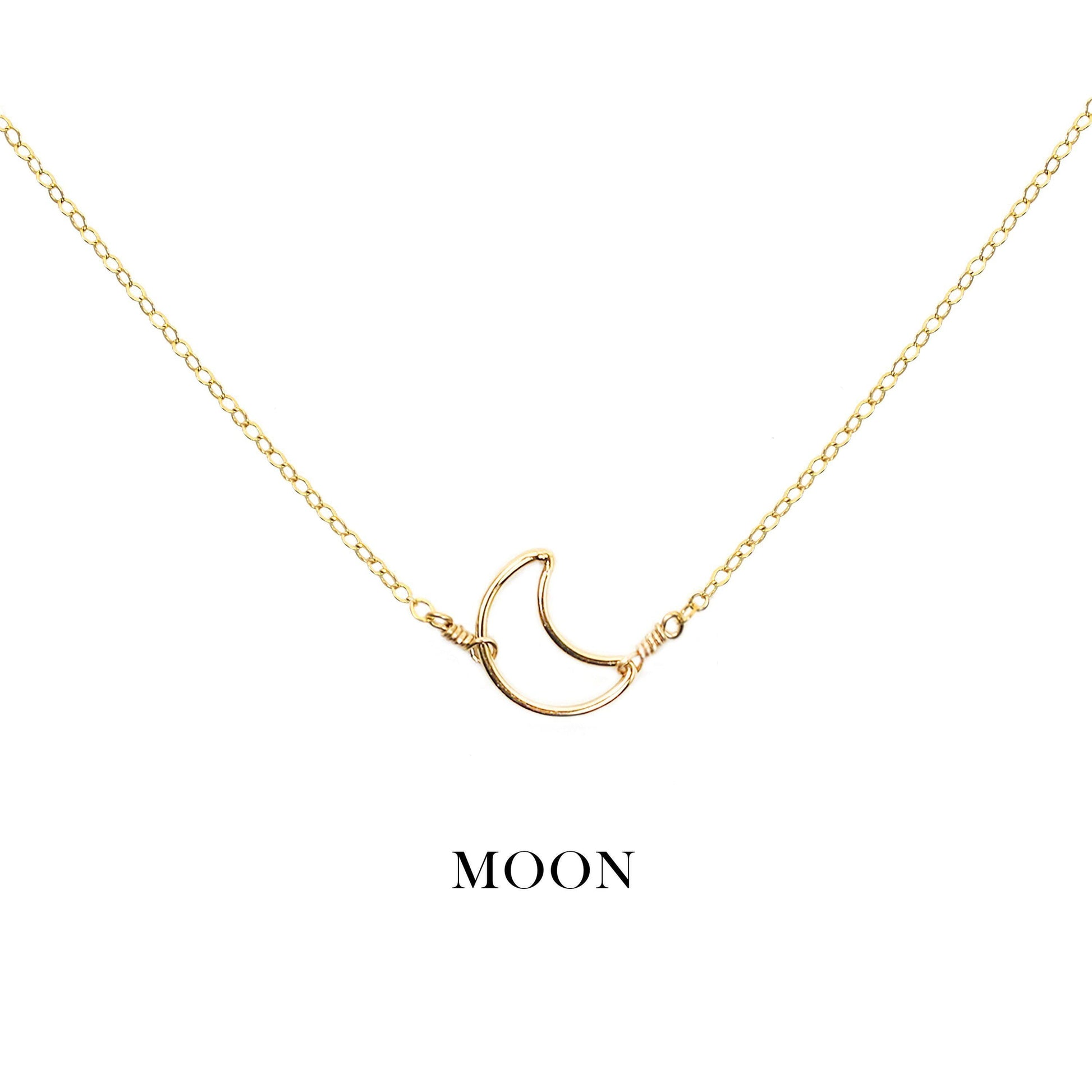 [Lucky Charm] Moon Necklace-Lucky Charm Necklace-La Meno