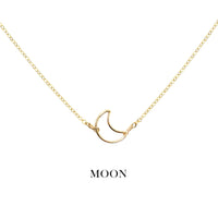 [Lucky Charm] Moon Necklace-Lucky Charm Necklace-La Meno