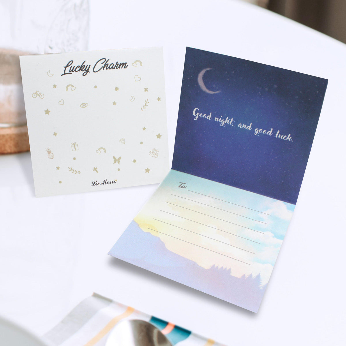 [Lucky Charm] Moon Necklace-Lucky Charm Necklace-La Meno