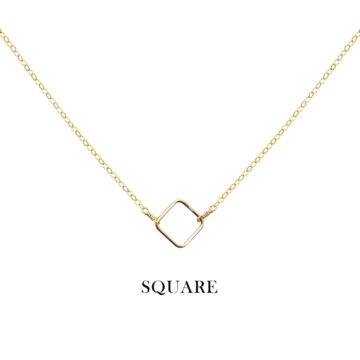 [Lucky Charm] Square Necklace-Lucky Charm Necklace-La Meno