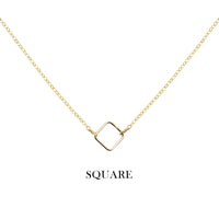 [Lucky Charm] Square Necklace-Lucky Charm Necklace-La Meno
