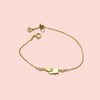 Lucky Elephant Bracelet (Gold)-Adorn Bracelet-La Meno
