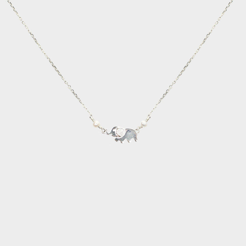 Lucky Elephant Necklace-Adorn Necklace-La Meno