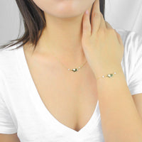 Lucky Elephant Necklace (Gold)-Adorn Necklace-La Meno