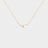 Lucky Elephant Necklace (Gold)-Adorn Necklace-La Meno