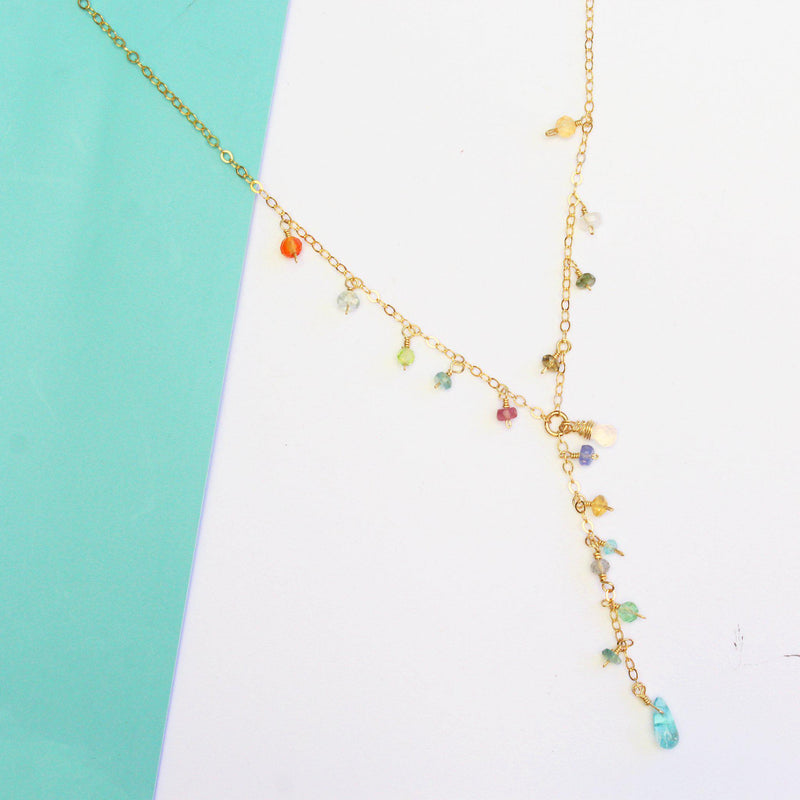 Luxe Treasure Necklace: Flower Field-Adorn Necklace-La Meno