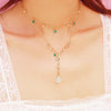Luxe Treasure Necklace: Summer Waves-Adorn Necklace-La Meno
