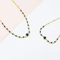 Midnight Crystal Set-Jewelry Set-La Meno