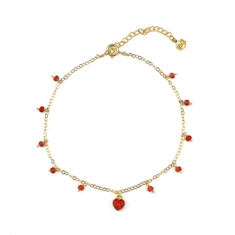 MiniDot Anklet: Heart