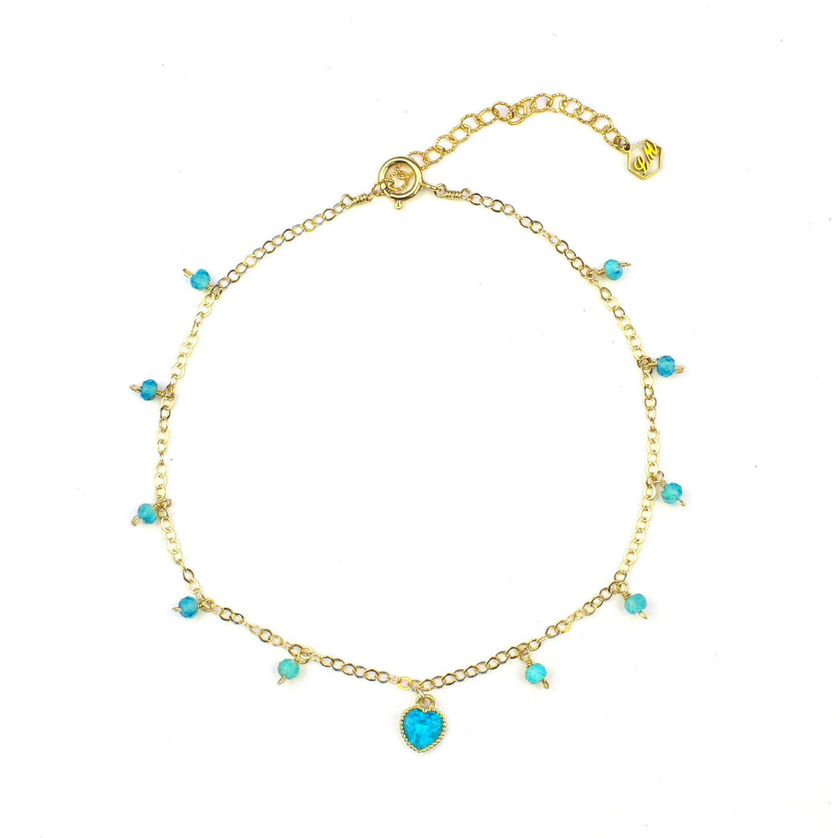 MiniDot Anklet: Heart