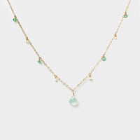 MiniDot Necklace: Color of the Sea-Adorn Necklace-La Meno