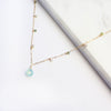 MiniDot Necklace: Color of the Sea-Adorn Necklace-La Meno