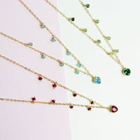 MiniDot Necklace: Heart-Adorn Necklace-La Meno