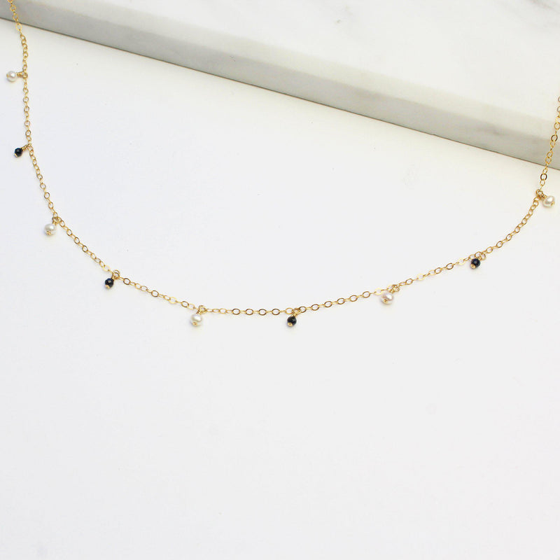 MiniDot Necklace: Panda-Adorn Necklace-La Meno