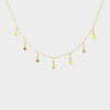 MiniDot Necklace: Stars on Pearl-Adorn Necklace-La Meno