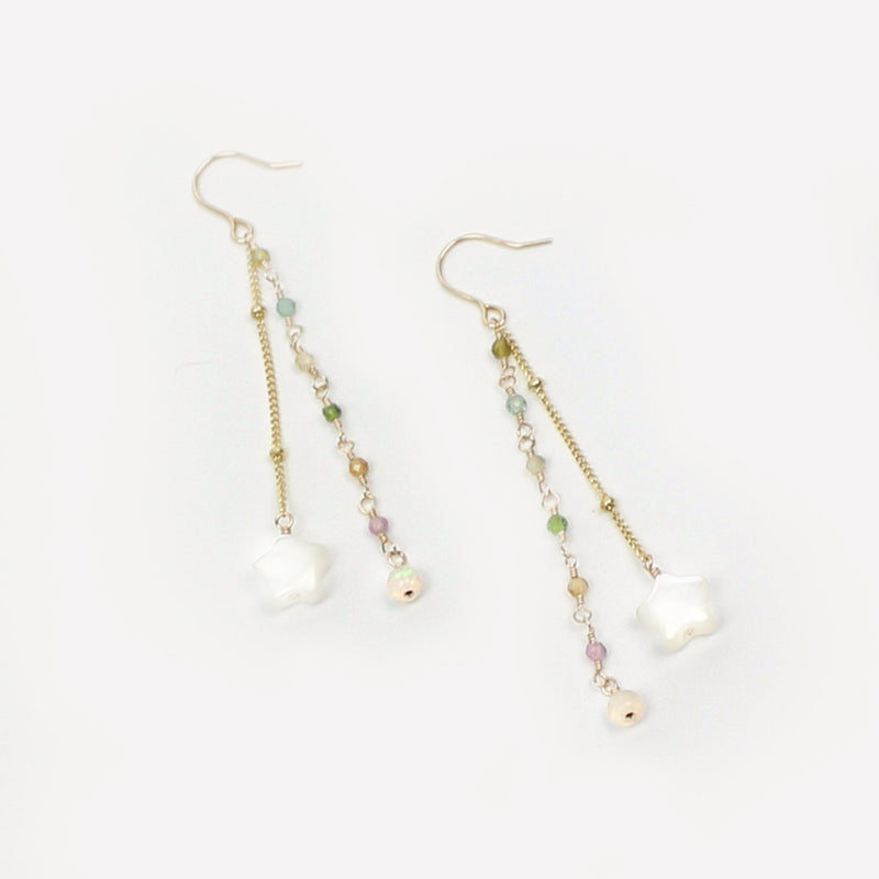 Mixed Stone Earring-Adorn Earring-La Meno