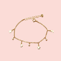 Moon & Star Bracelet-Adorn Bracelet-La Meno