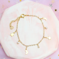Moon & Star Bracelet-Adorn Bracelet-La Meno