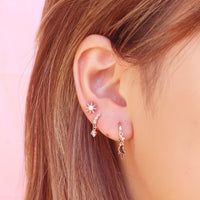 Moon, Star, Cross Earring Set-Jewelry Set-La Meno