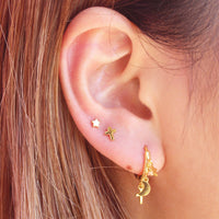 Moon, Star, Cross Earring Set-Jewelry Set-La Meno