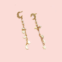 Moon & Star Earring-Adorn Earring-La Meno