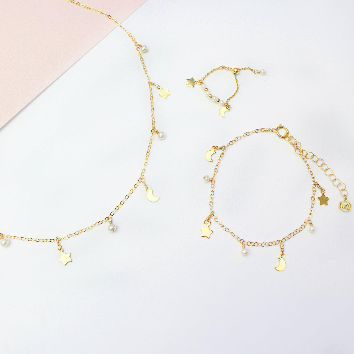 Moon & Star Set-Jewelry Set-La Meno