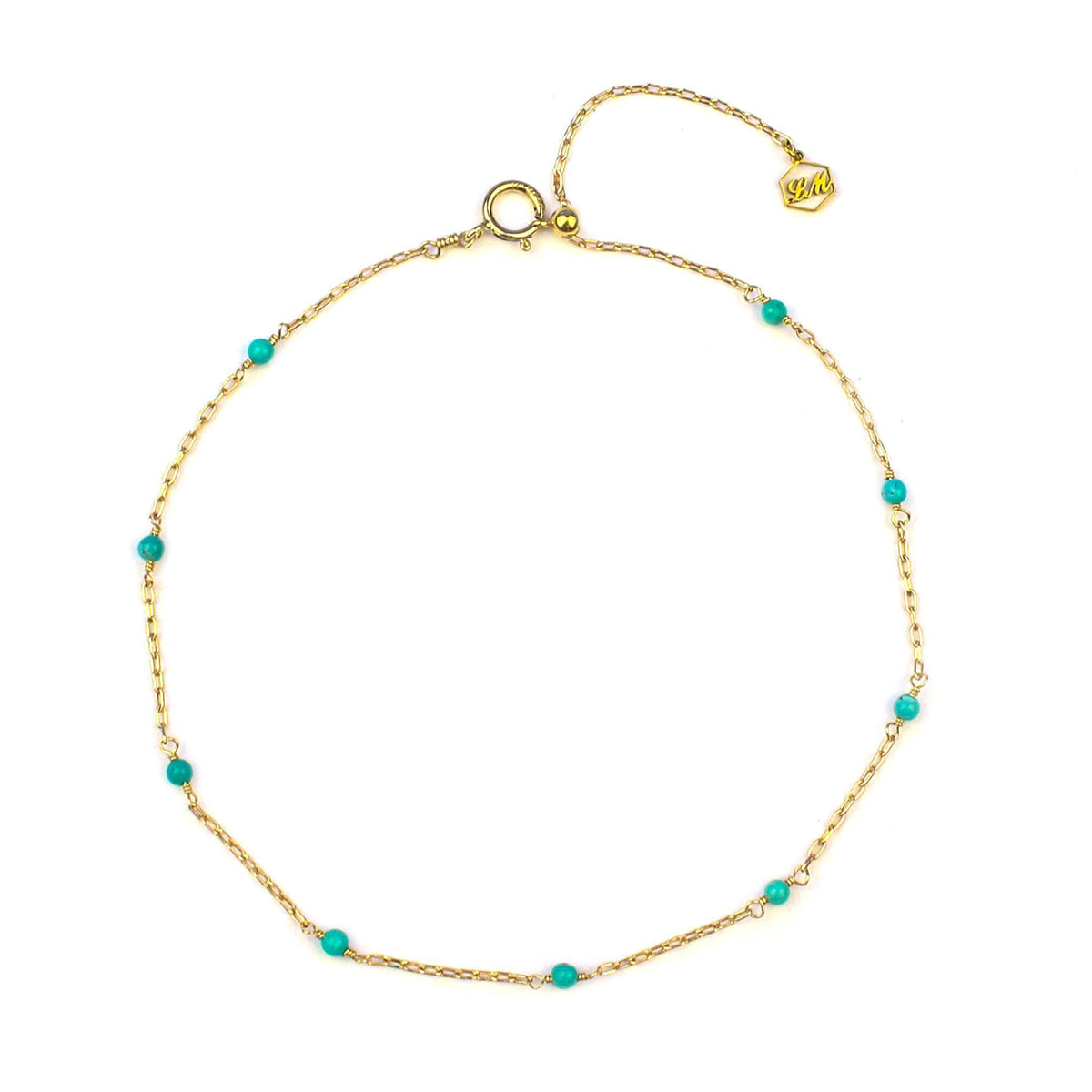 Ocean Wave Anklet