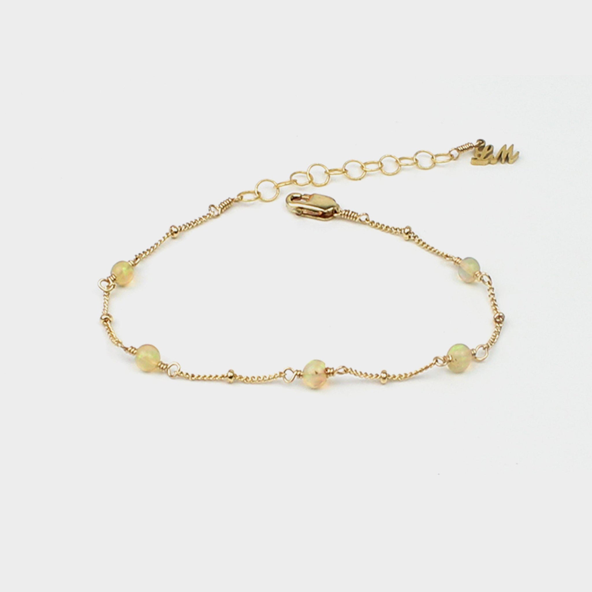 Opal Around Bracelet-Adorn Bracelet-La Meno