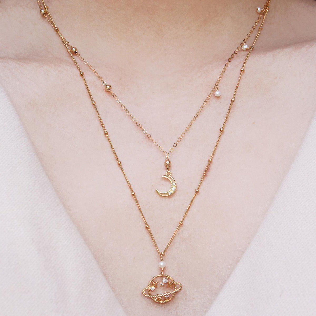 Orbit Necklace-Adorn Necklace-La Meno