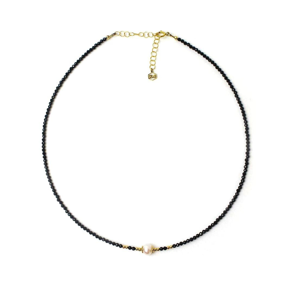 Pearl Onyx Choker