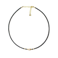 Pearl and Onyx Choker